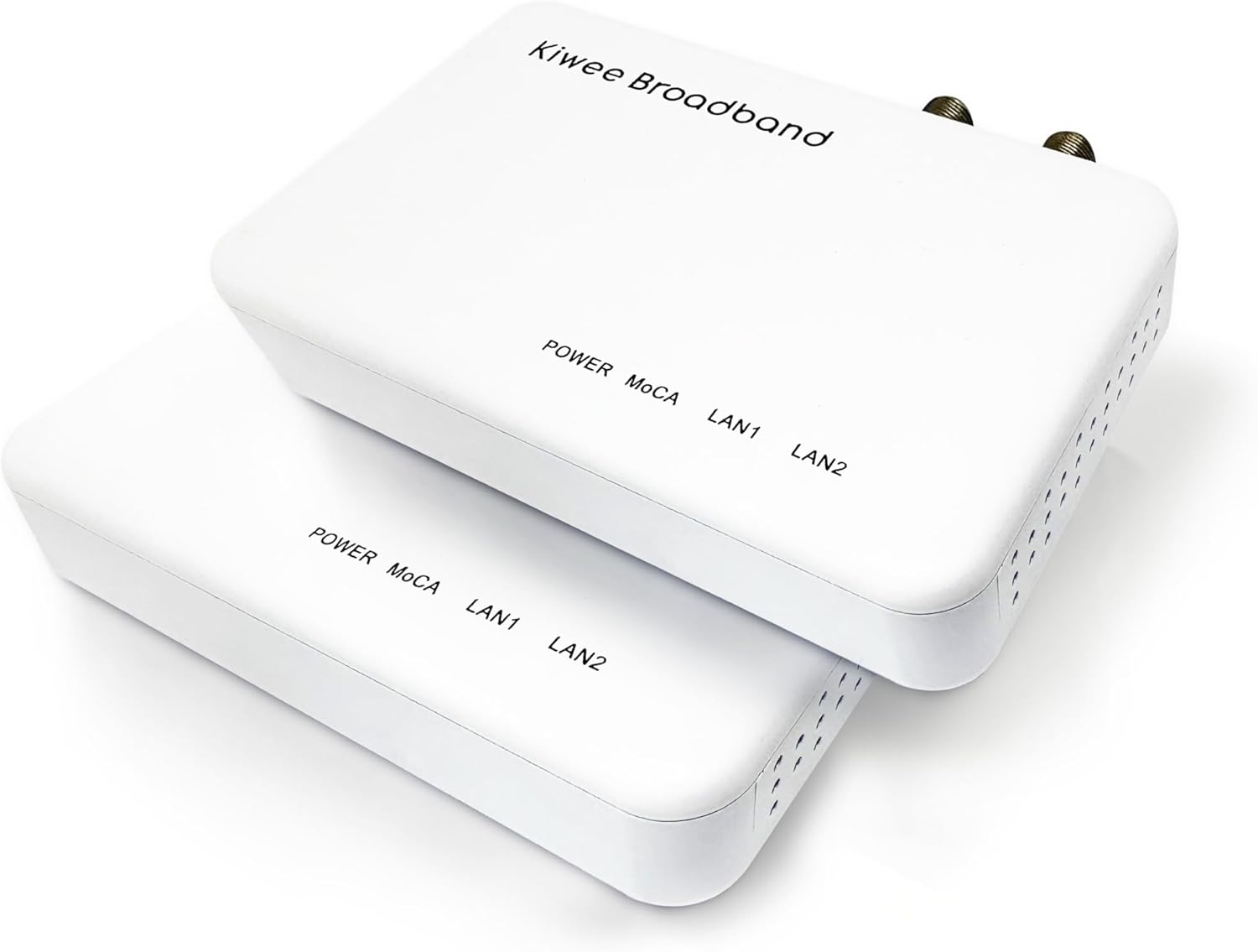 Kiwee MoCA 2.5 Adapter with Dual 2.5GbE Ports for Fast Streaming