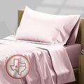 TEXAS LINEN CO. 100% Egyptian Cotton 600 TC Twin Sheet Set - Soft