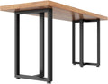 Metal Table Legs 28 in Height x 35 in Wide T-Shape Set of 2 - Heavy
