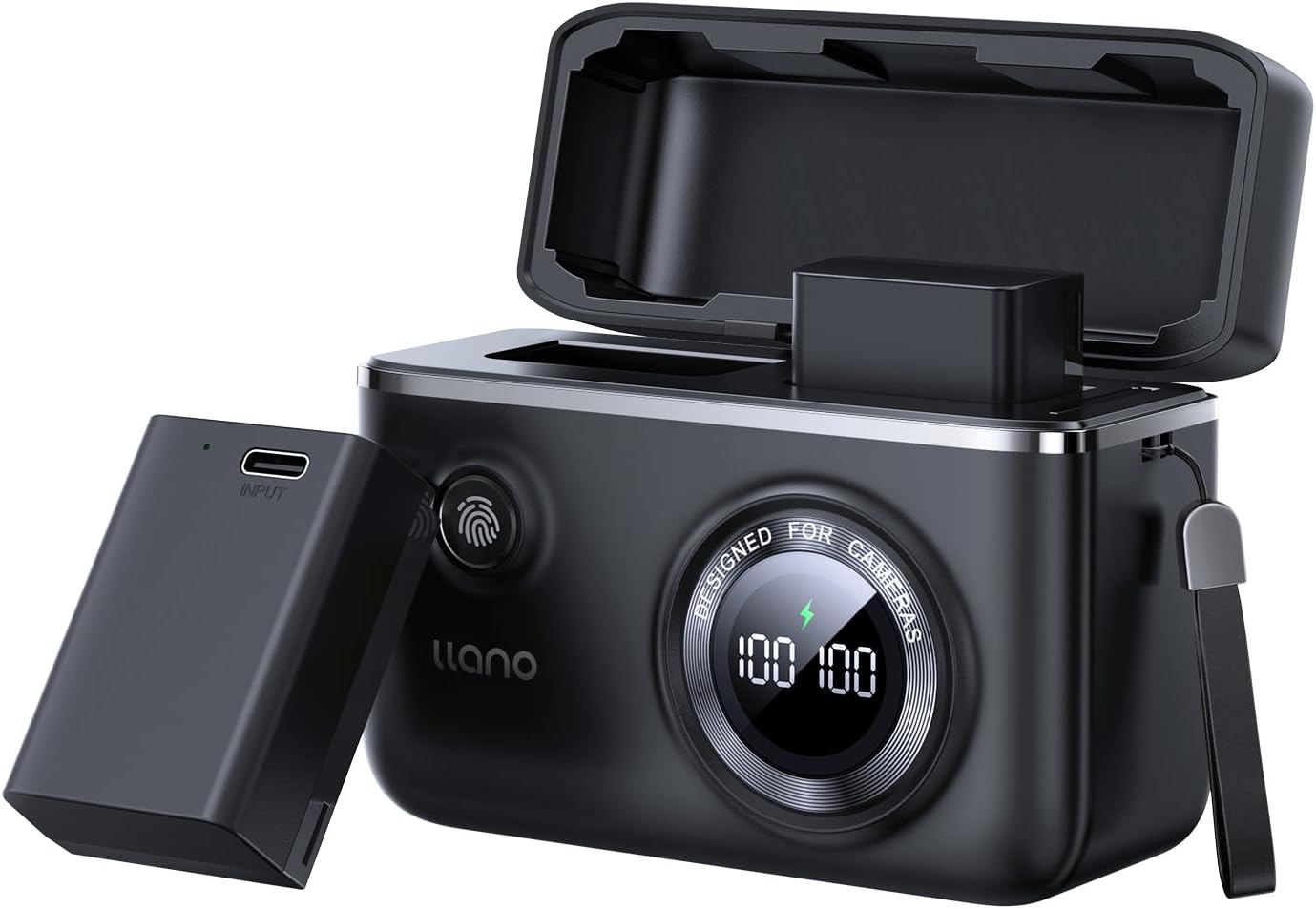 llano 2-Pack EN-EL25 Batteries and Fast Charger for Nikon Cameras