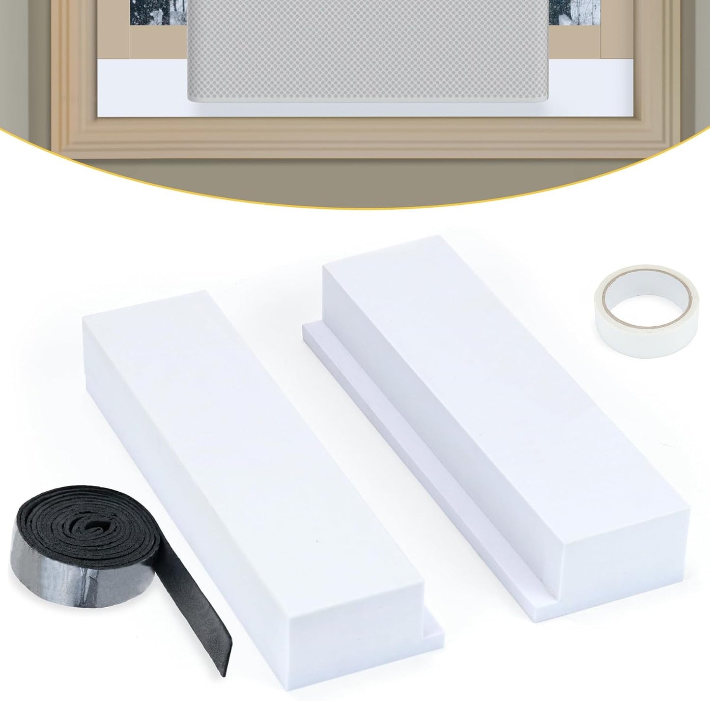 Draft-Blocking Foam Blocks - Stop Cold Air Leaks!