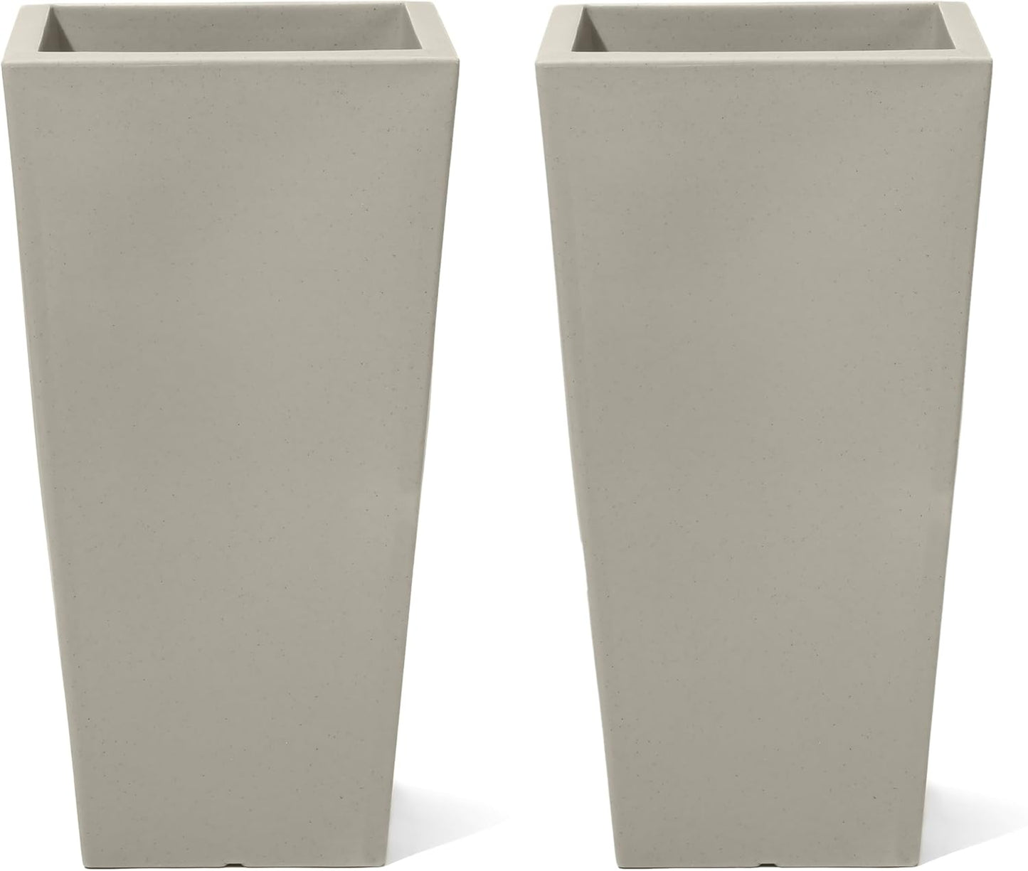 Step2 Tremont Tall Square Planter Pot for All-Season Gardening