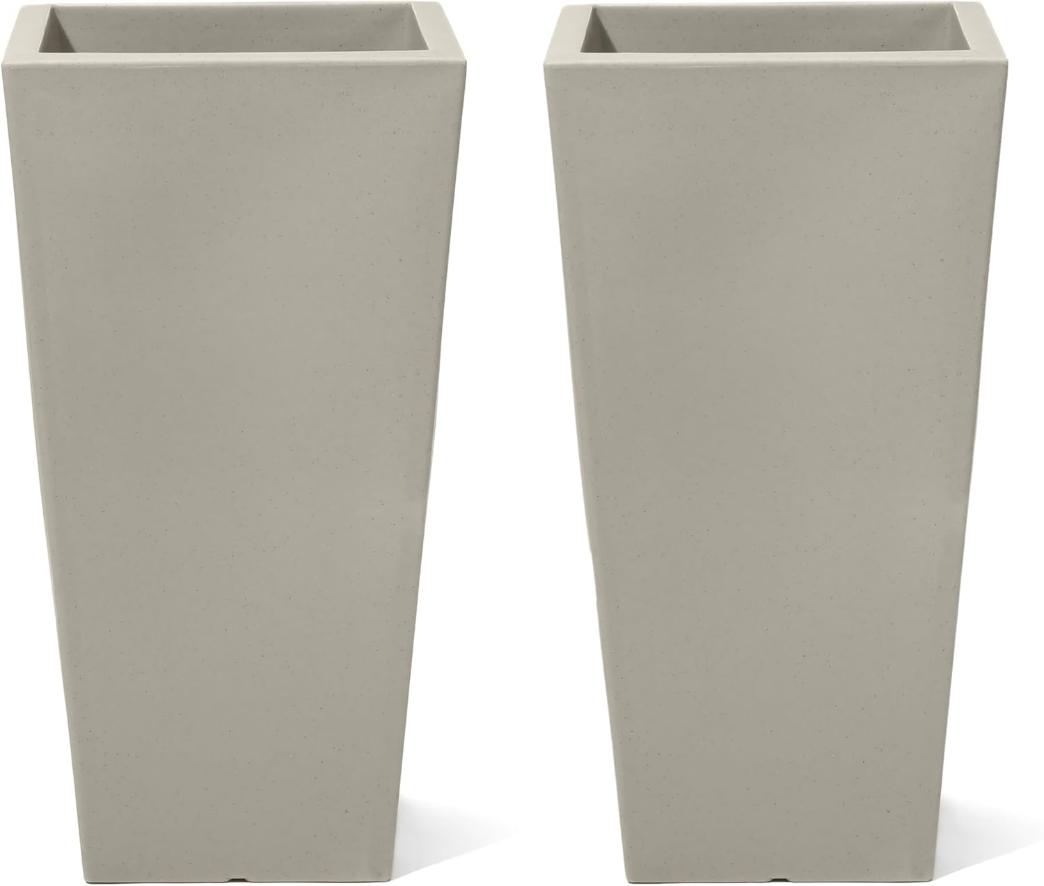 Step2 Tremont Tall Square Planter Pot for All-Season Gardening