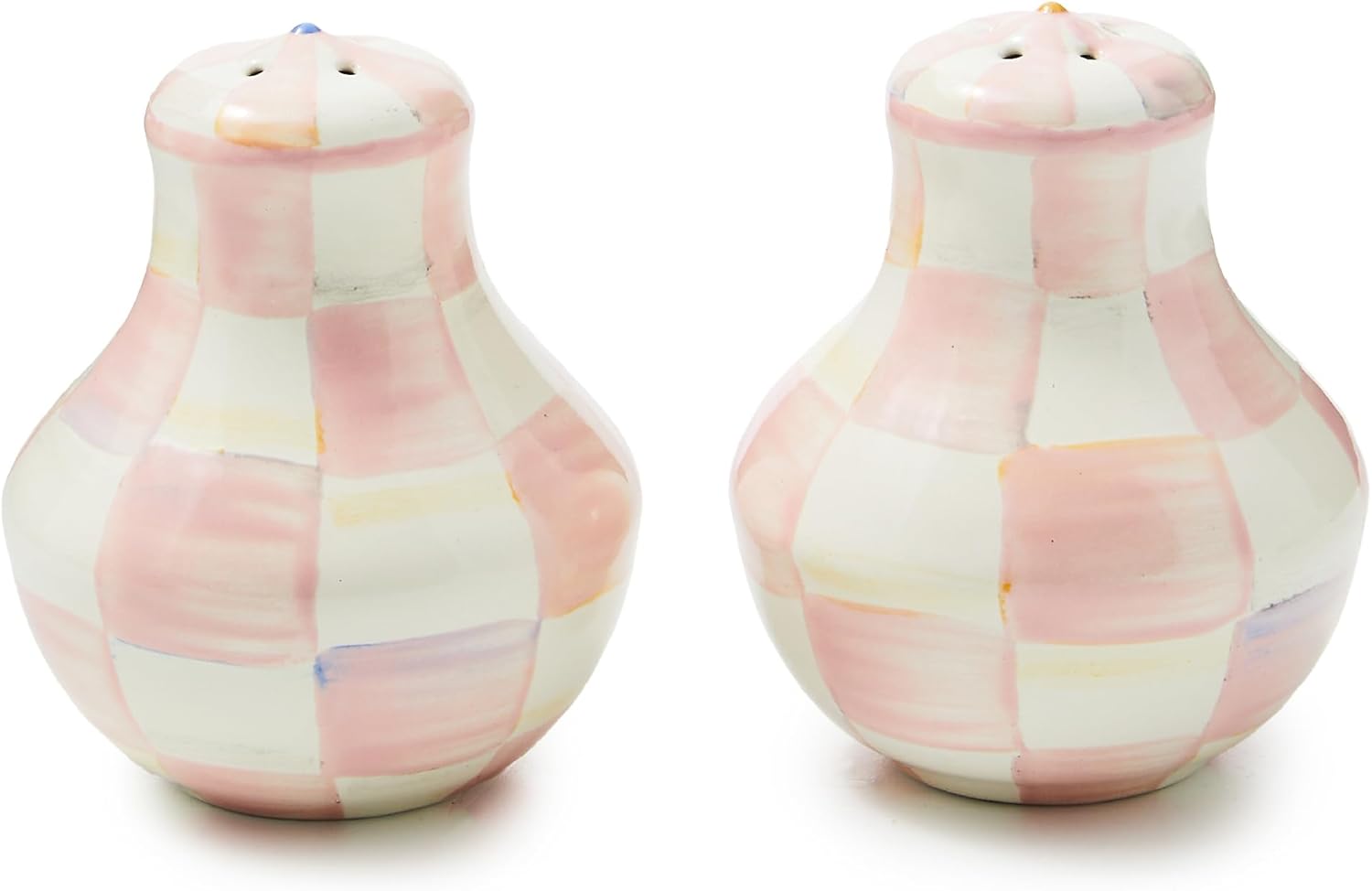 MACKENZIE-CHILDS Enamel Salt and Pepper Shakers for Your Table
