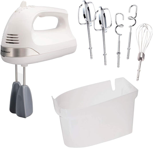 Hamilton Beach 6-Speed Hand Mixer - Powerful 275W Motor & Easy Storage