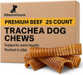 Beef Trachea Dog Chews - Natural Glucosamine Joint Support