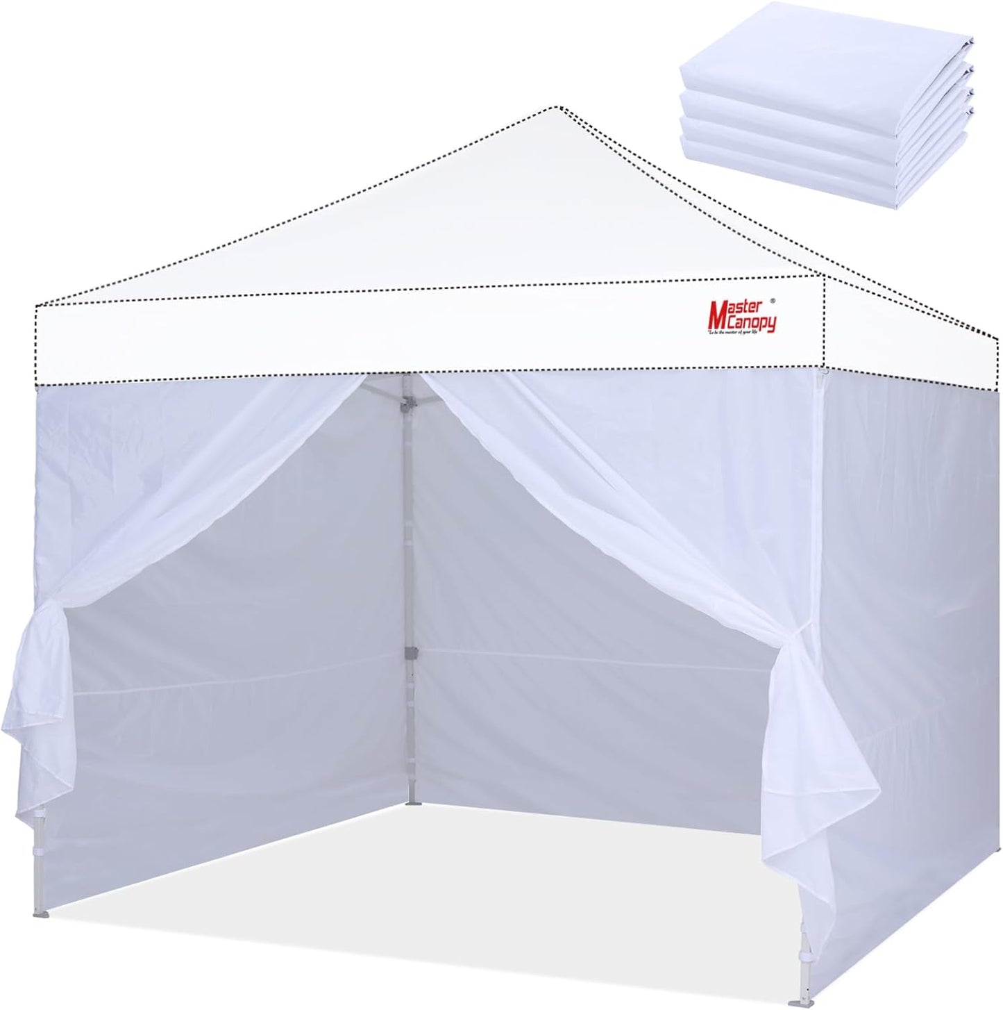 MASTERCANOPY Pop-up Canopy Sidewall Kit for Outdoor Protection