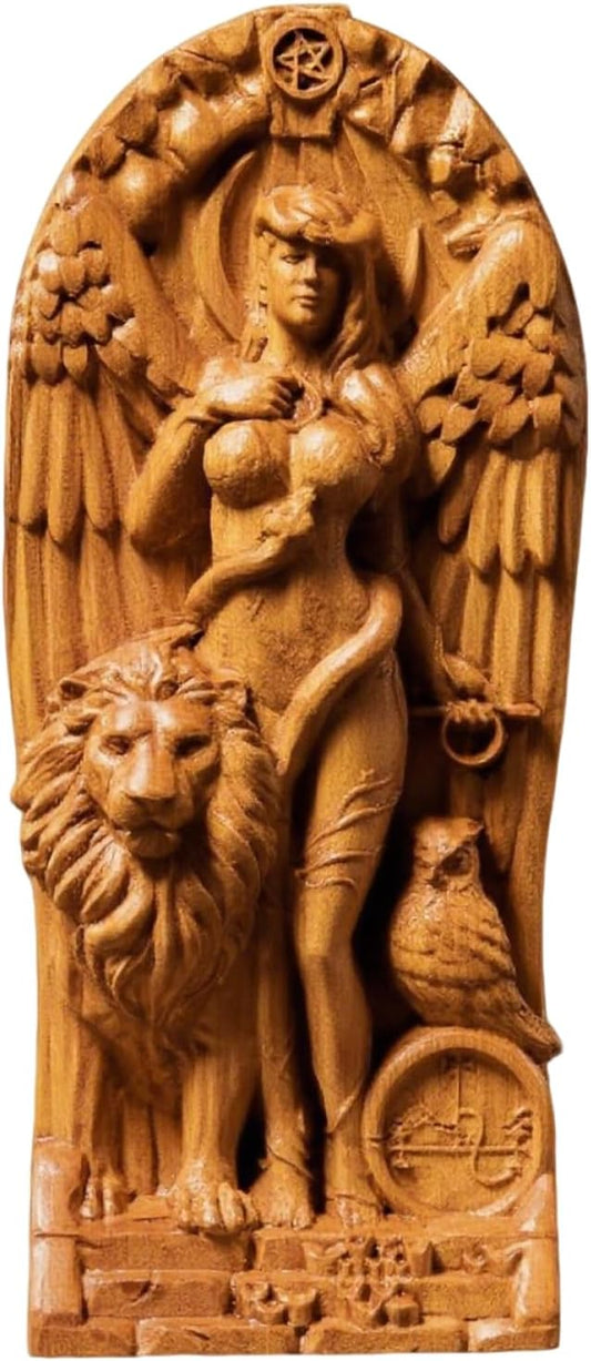 Goddess Lilith Demoness Statue for Occult Decor and Altar Crafts