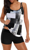 Tankini Swimsuits for Women Two Piece Bathing Suits - Tummy Control