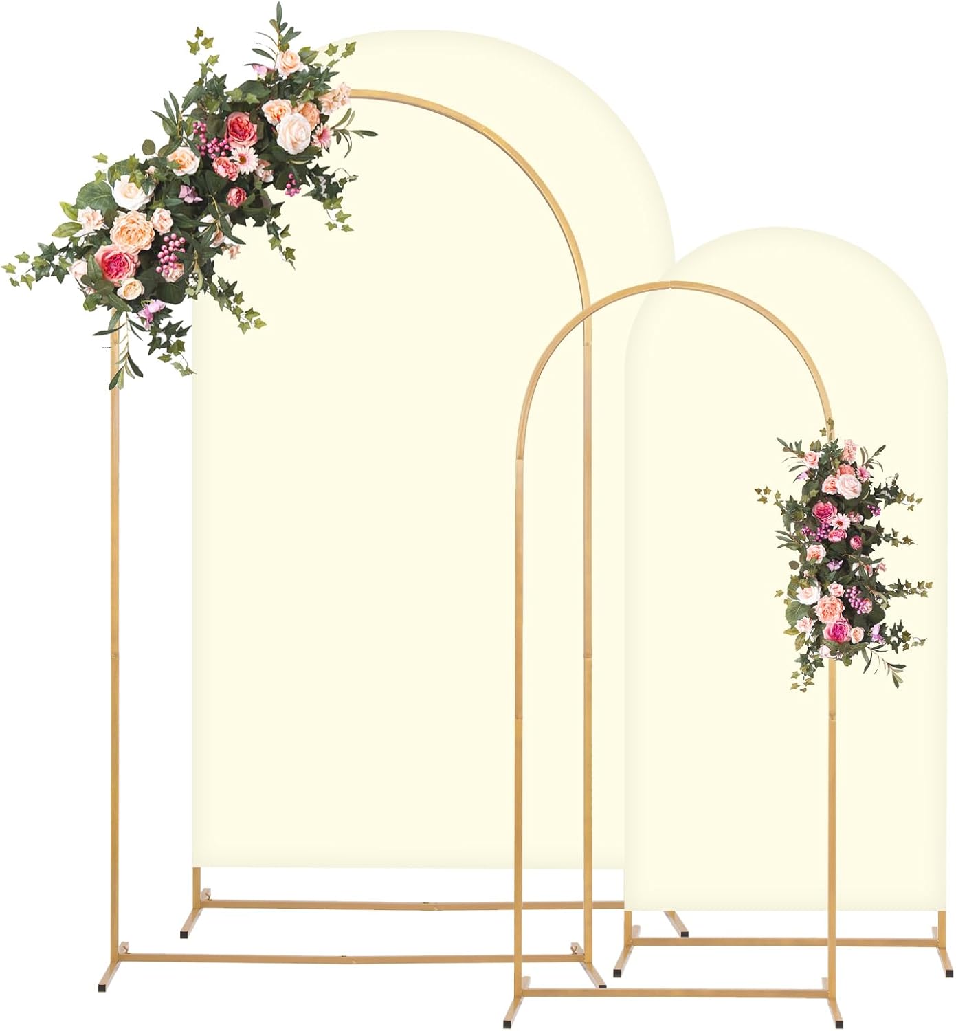 Metal Arch Backdrop Stand Set for Parties and Celebrations