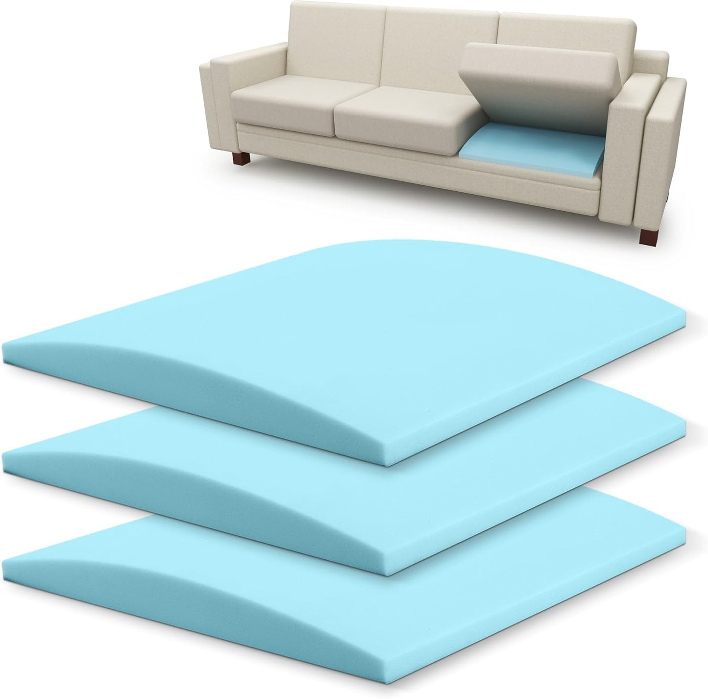 Tromlycs Couch Sofa Cushion Support for Sagging Seat Repair