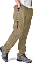 Men's Hiking Snow Pants Skiing Winter Insulated Softshell - Warm