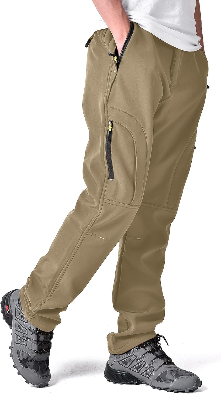 Toomett Men's Insulated Snow Pants for Winter Sports and Hiking