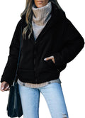 Dokotoo Womens Winter Full Zipper Hooded Puffer Jacket Short Coat