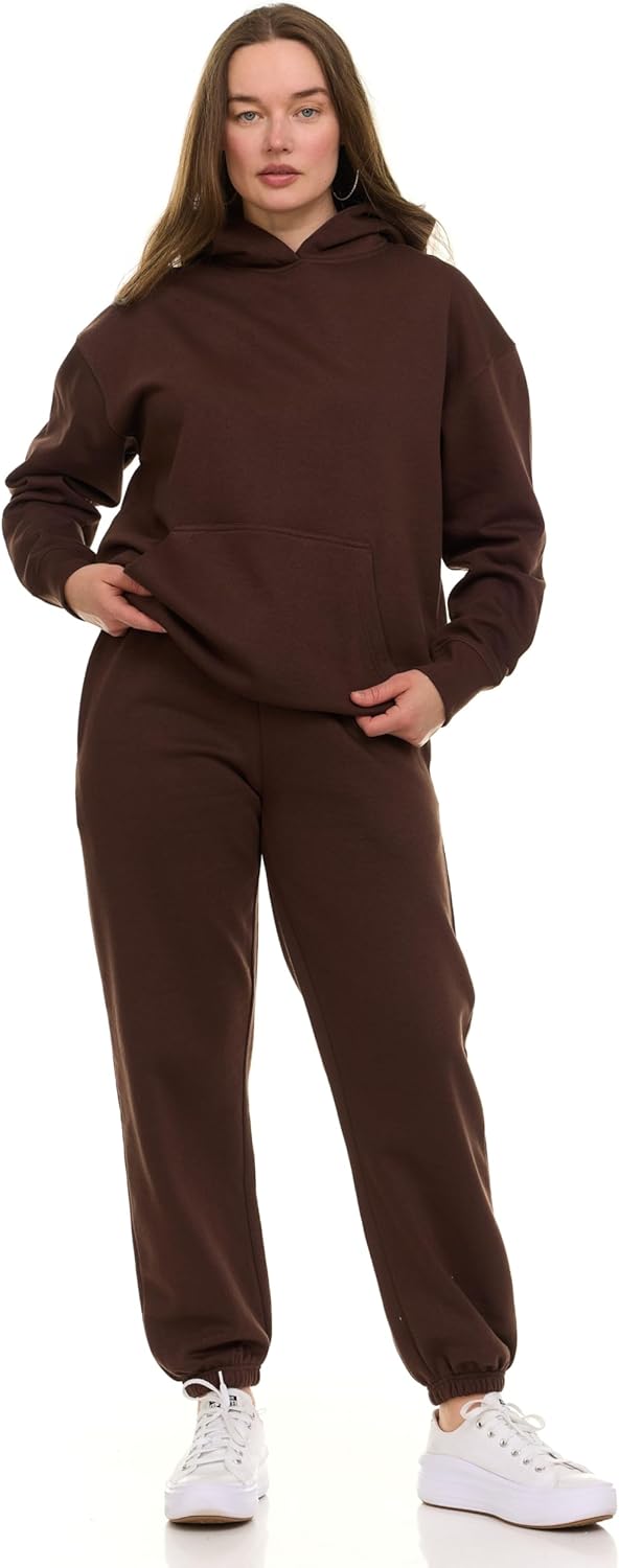 Cozy Sweat Set for Women - Fleece Matching 2 Piece Outfit