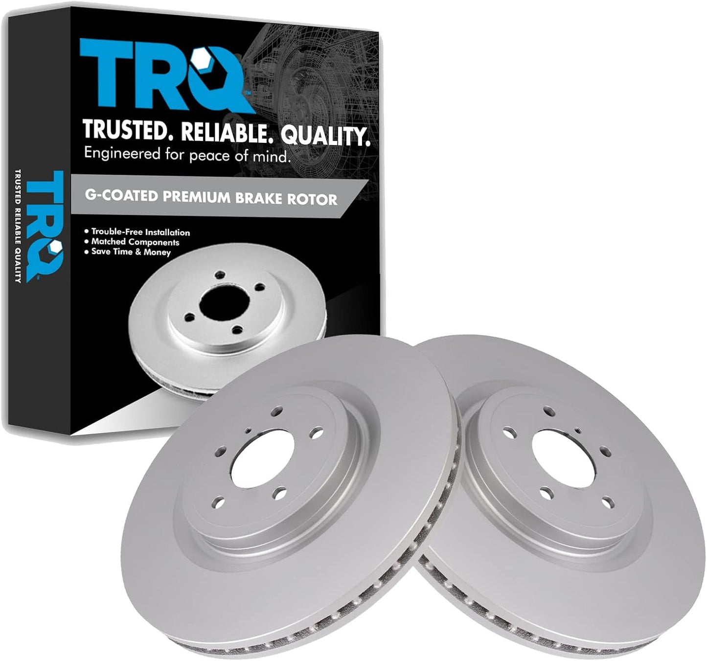 Premium G-Coated Front Brake Rotors Set for INFINITI and Nissan