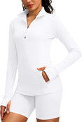 Women's Zip Up Workout Jacket Slim Fit Cottony Soft - 4 Pockets
