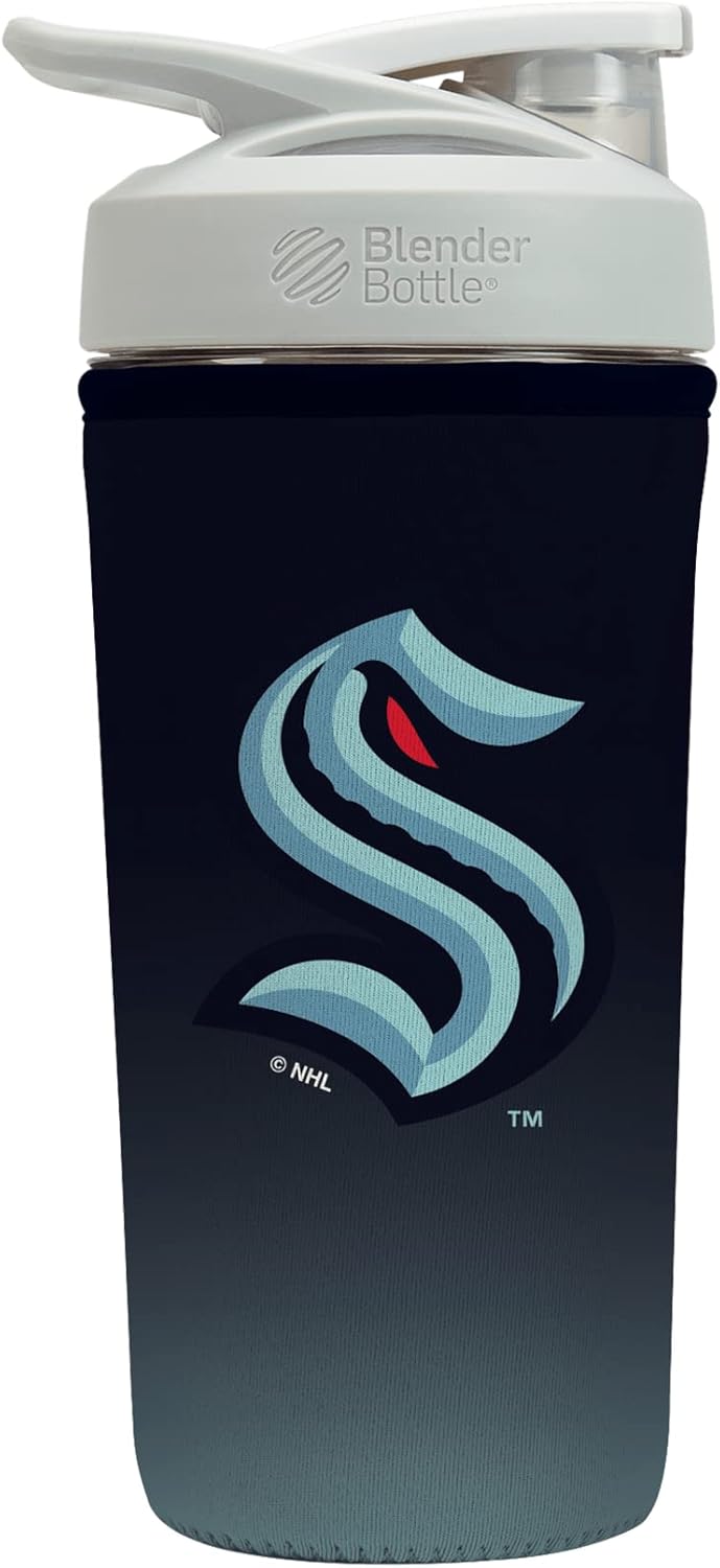 Sok It Botl Sok NHL Protein Blender Shaker Bottle Sleeve - Keep Drinks Cold!