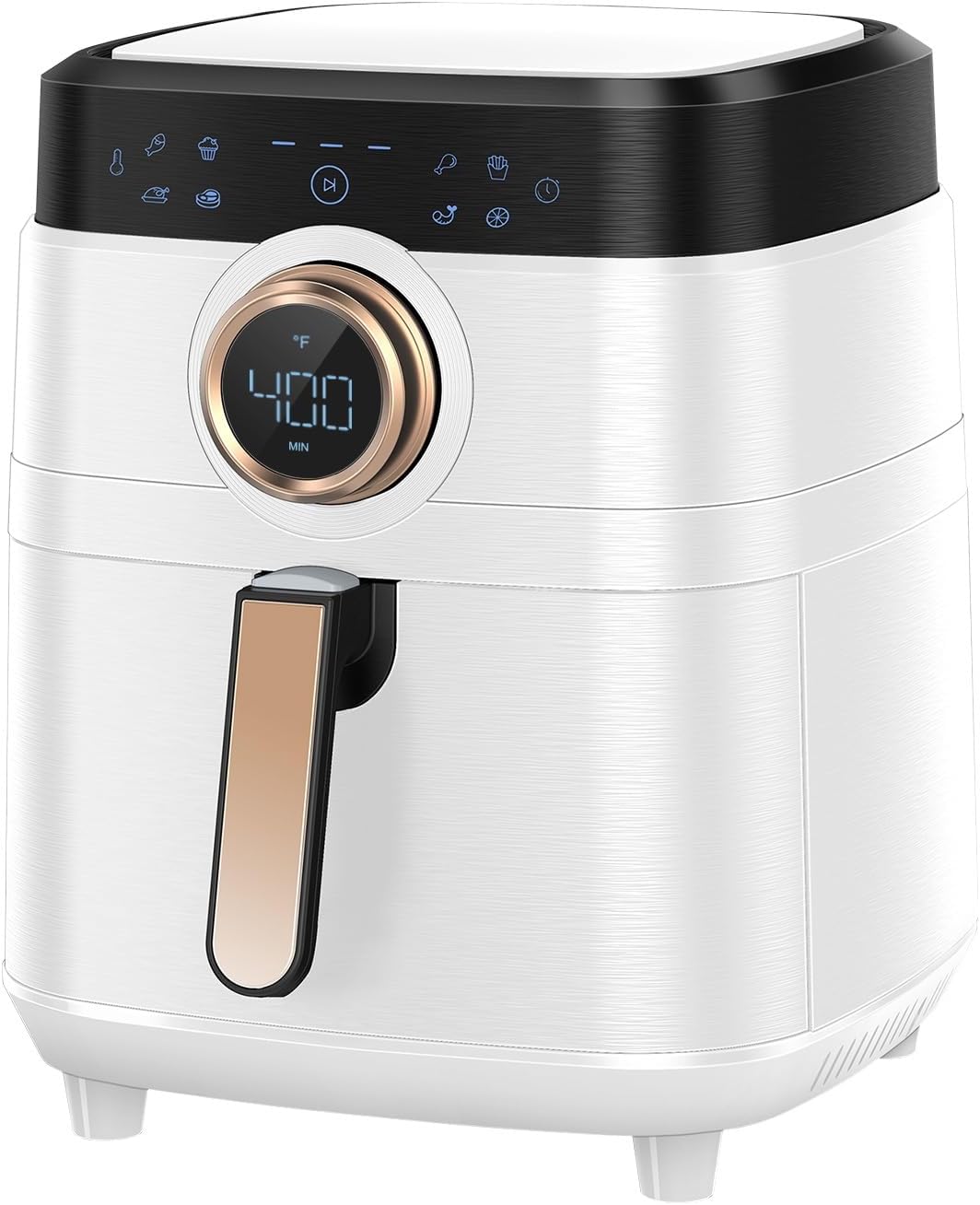 ALLCOOL 8QT Air Fryer: 8-in-1 Touch Screen, Nonstick Tray, 32 Recipes