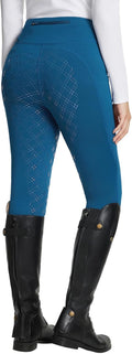 Women's Winter Riding Breeches with Full Seat Silicone - Warm Fleece