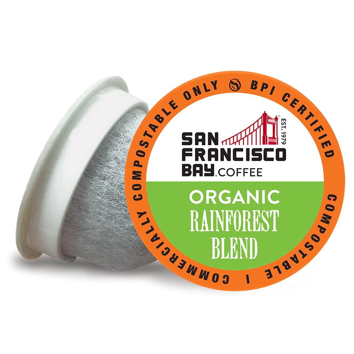 San Francisco Bay Compostable Coffee Pods - Organic Rainforest Blend