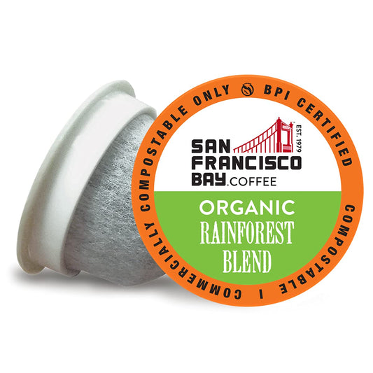 San Francisco Bay Compostable Coffee Pods - Organic Rainforest Blend
