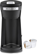 Elite Gourmet Single-Serve Coffee Maker: K-Cup & Grounds Compatible!