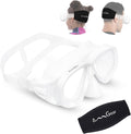 OMGear Swim Mask Dive Goggles with Nose Cover - Comfortable Fit