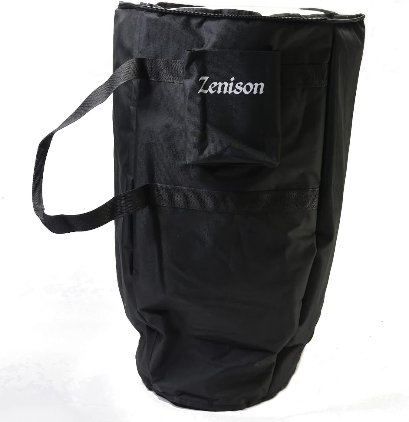 Deluxe Padded Conga Gig Bag for 12 Inch Drums - Plush Black