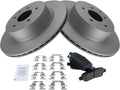 Rear Brake Pad & Rotor Kit Compatible with 2009-2023 Nissan Maxima