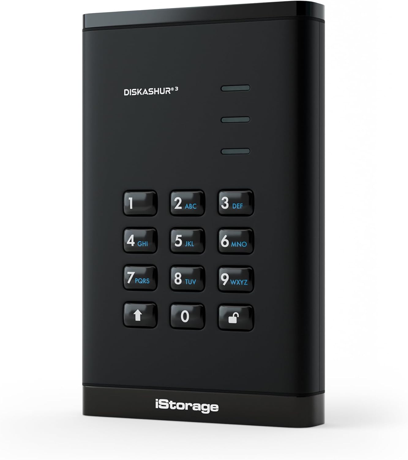iStorage diskAshur3 16TB SSD - Secure Portable Drive with Encryption