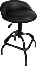 Performance Tool Pneumatic Swivel Bar Stool with Back Support - Heavy