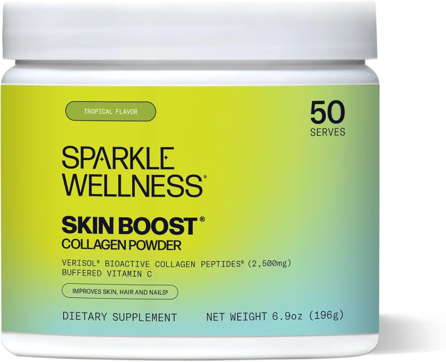 Bioactive Hydrolyzed Collagen Peptides & Vitamin C for Skin