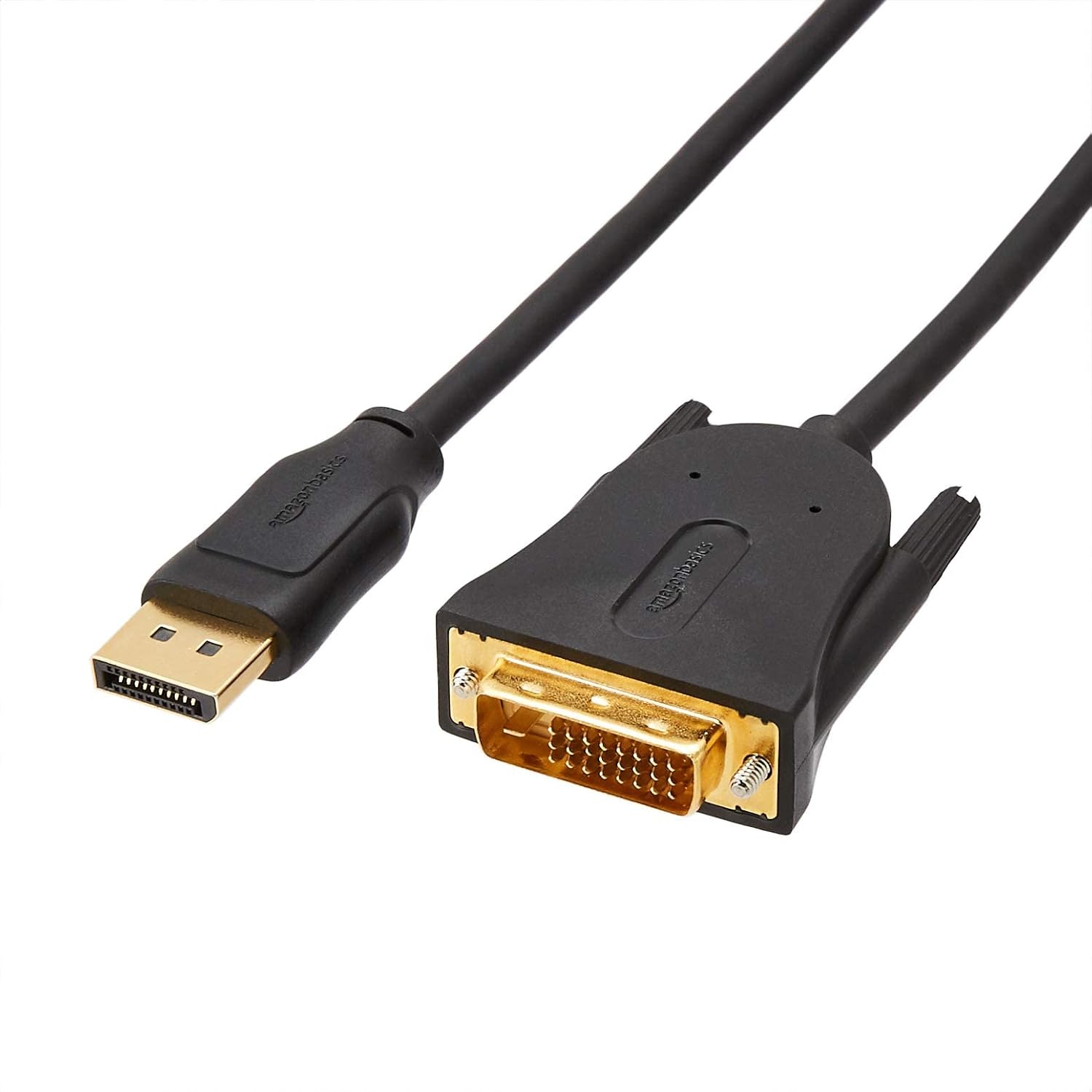 Basics 10-Pack DisplayPort to DVI Cables, 1080p HD Quality