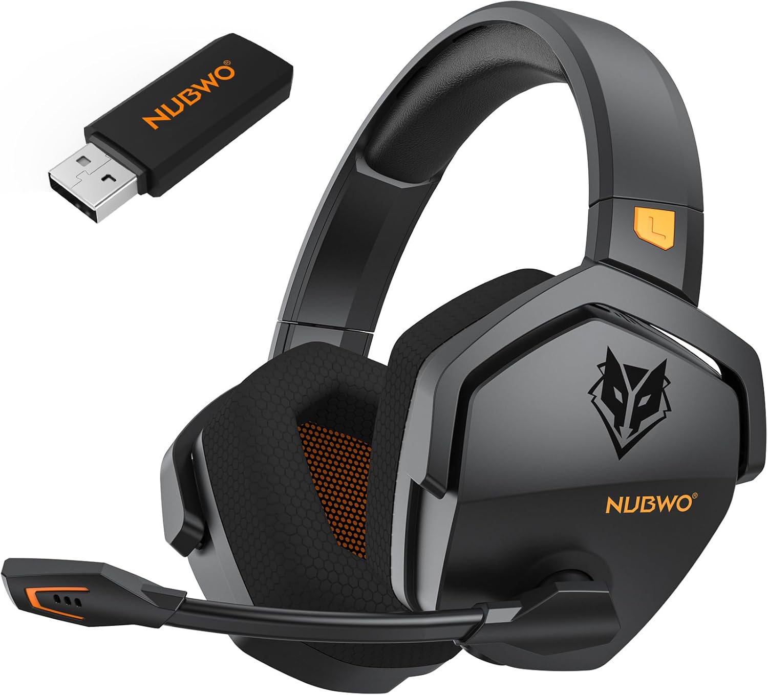 NUBWO G06 Dual Wireless Gaming Headset - 23ms Low Latency - 100-Hour Playtime