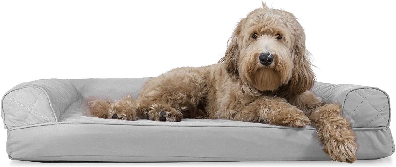 Furhaven Cooling Gel Dog Bed for Large Medium Dogs Up to 55 lbs