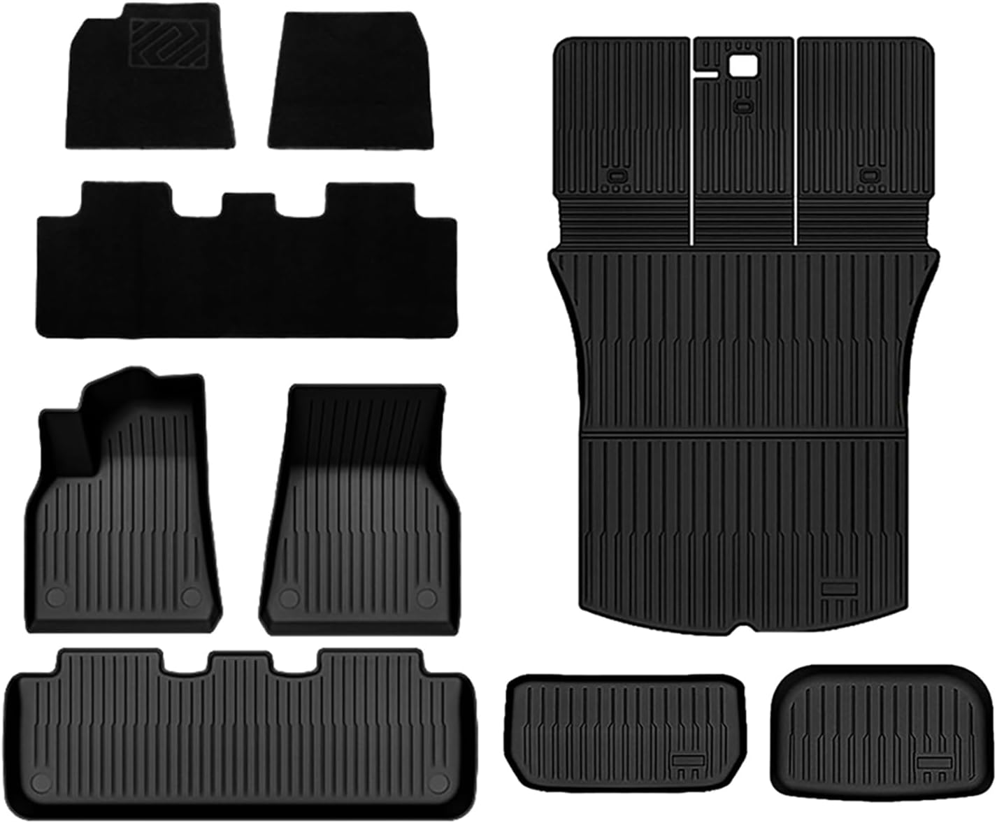 2026 Tesla Model Y Trunk Mat & Back Seat Protector Full Set