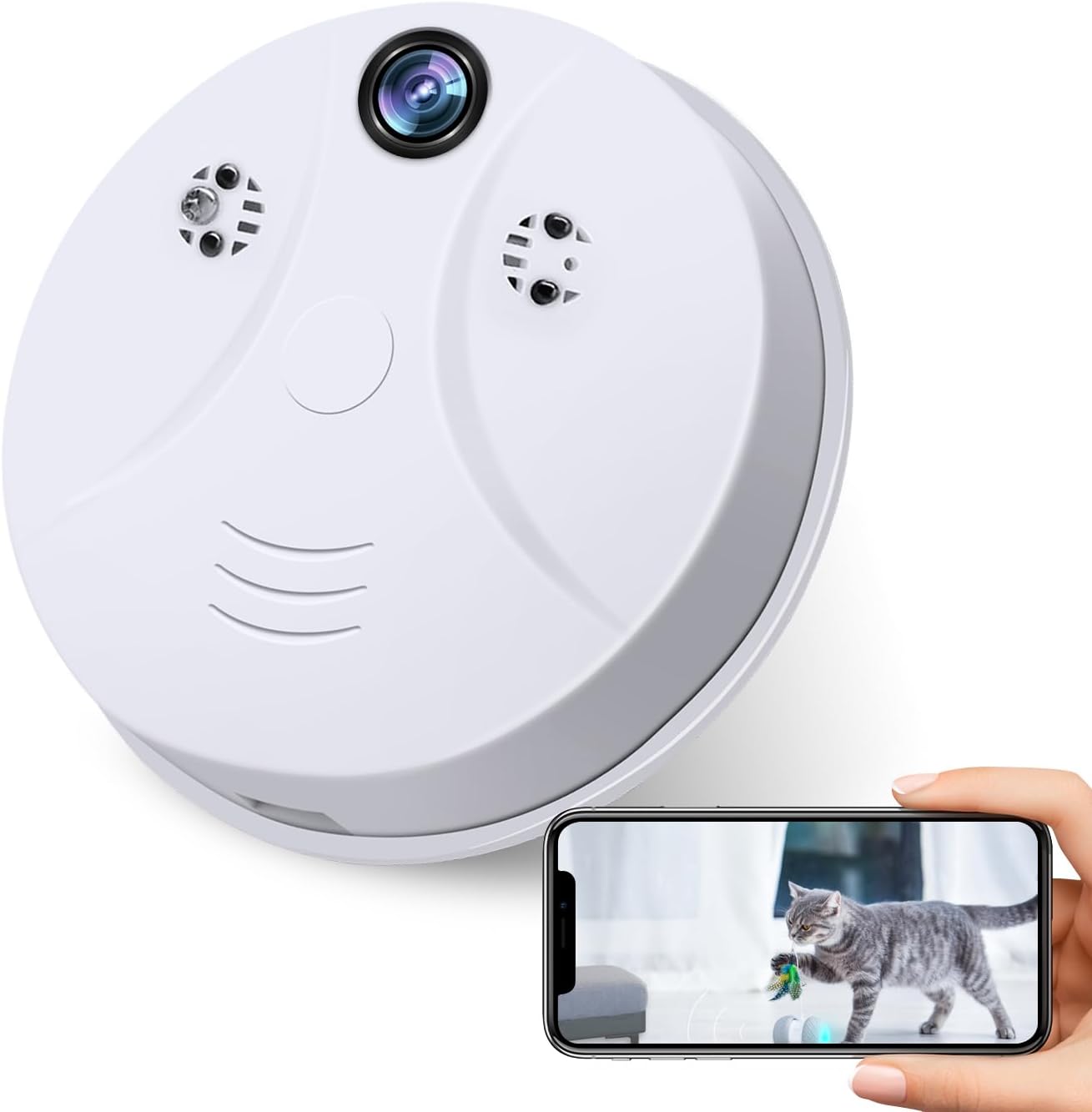 GXSSTO 1080P HD Nanny Cam: Motion Detection, Loop Recording