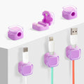 Magnetic Cable Clips Cord Organizer Holder, 6 Pack - Neat Cable