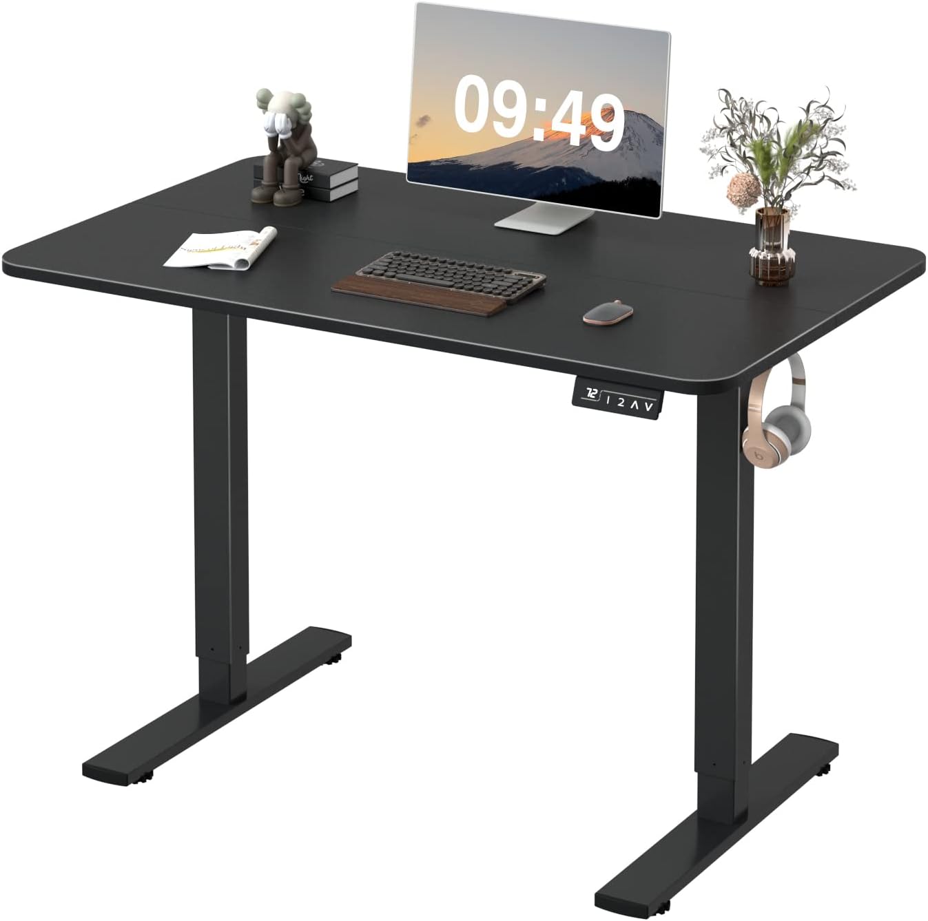 Furmax Electric Height Adjustable Standing Desk for Home Office