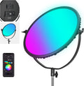 NEEWER 18in RGB LED Round Panel Video Light - Versatile Studio Fill