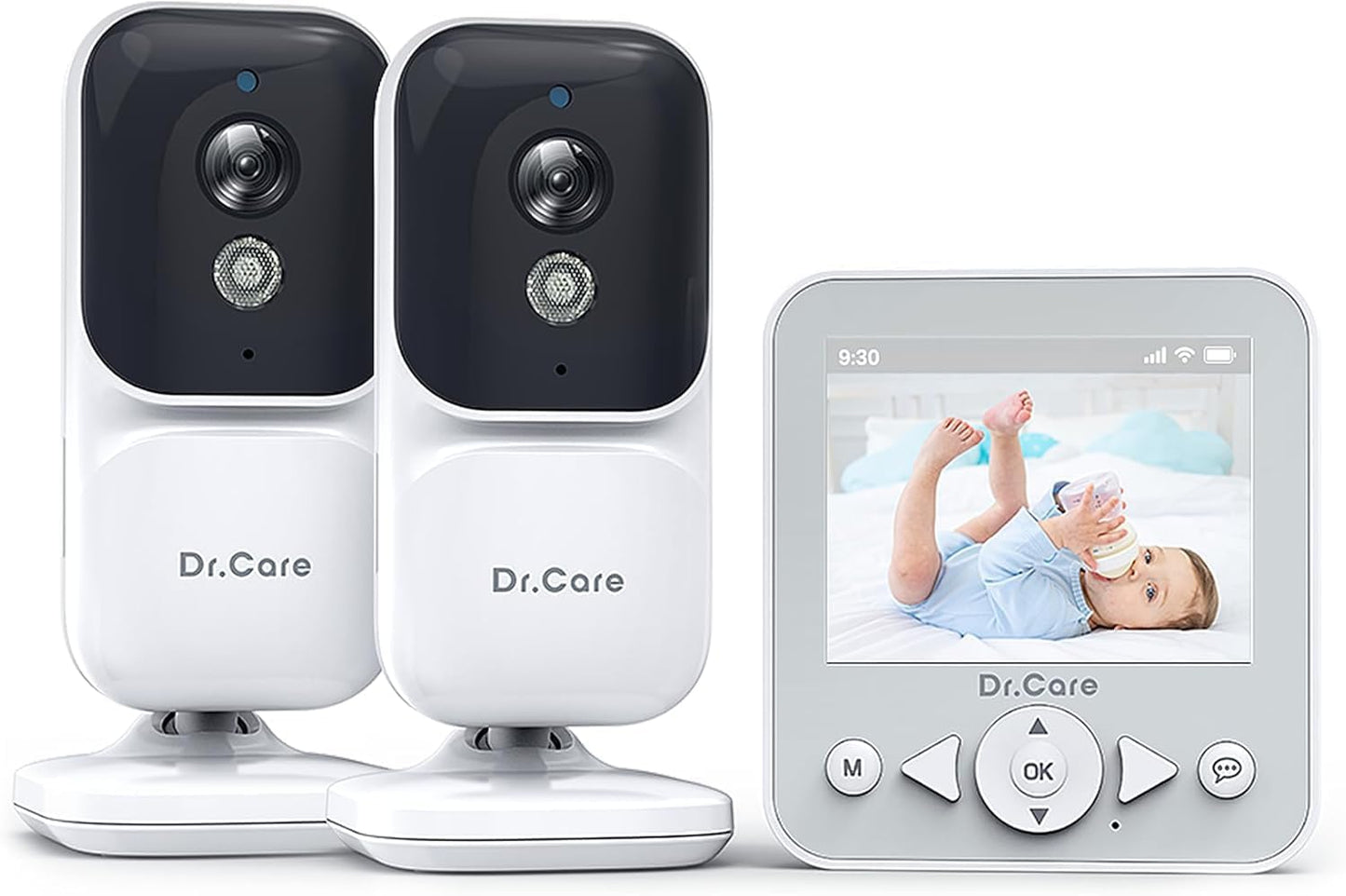 NeoView Video Baby Monitor with 2 Cameras and 2.8 Screen