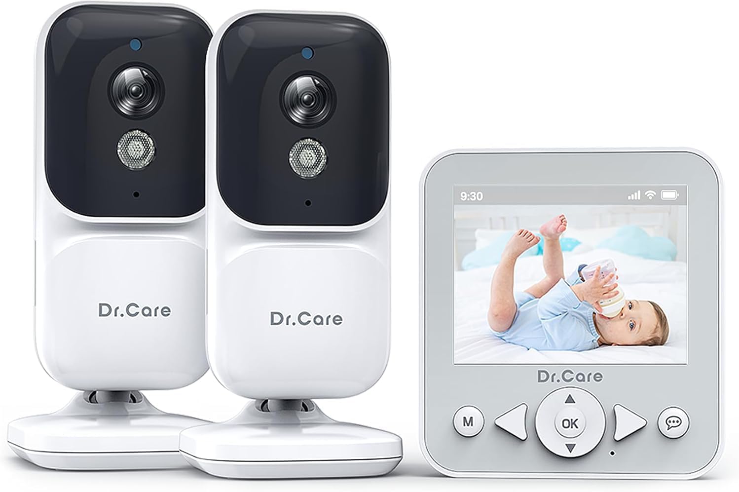 NeoView Video Baby Monitor with 2 Cameras and 2.8 Screen