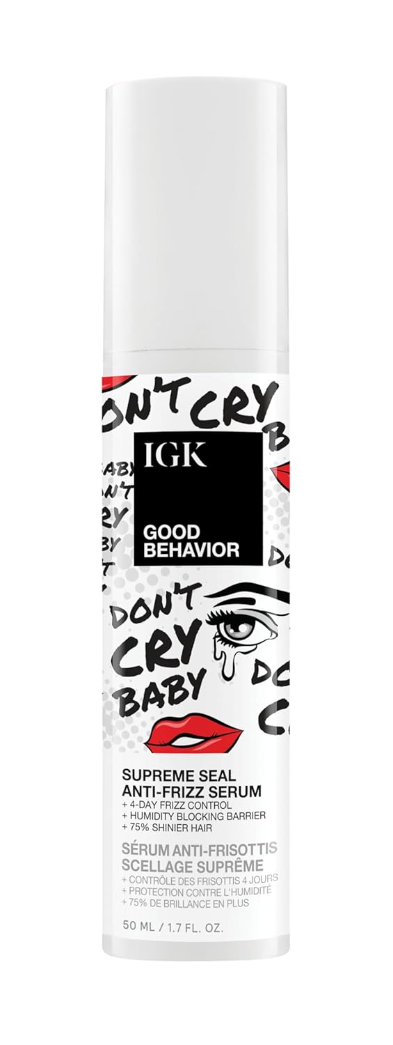 IGK Good Behavior Anti-Frizz Smoothing Serum for Frizz-Prone Hair