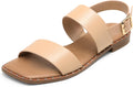 DREAM PAIRS Women's Summer Casual Dressy Cute Flat Sandals