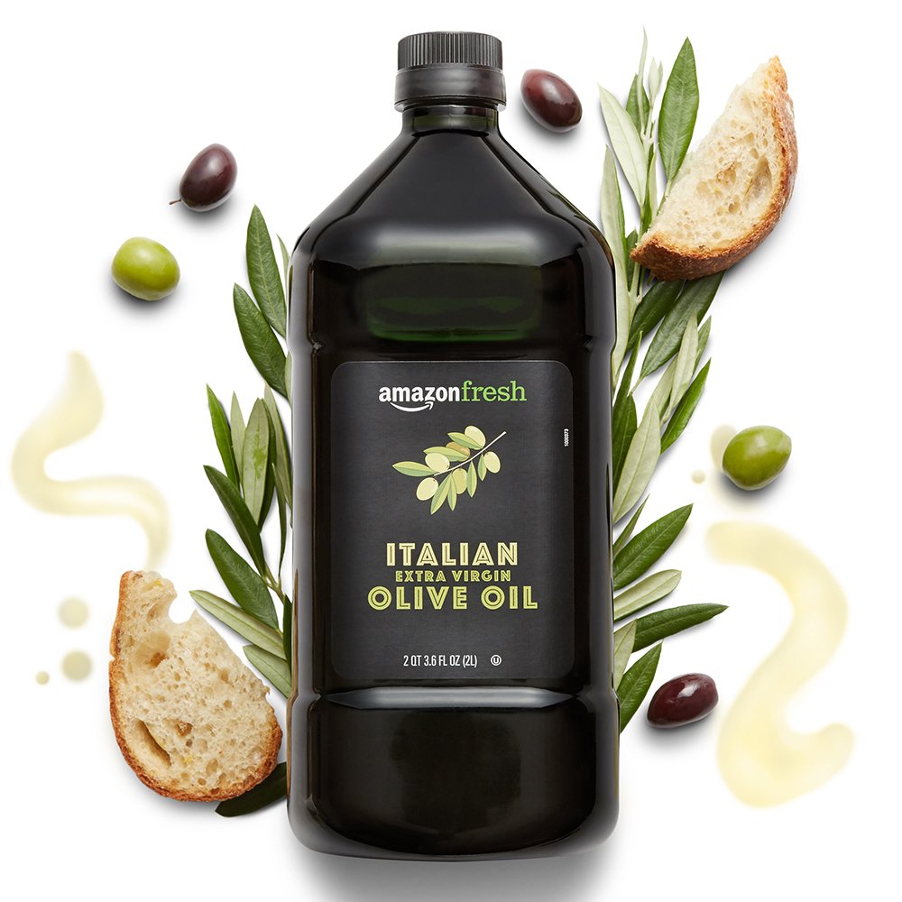 Italian Extra Virgin Olive Oil 2 Liter Pack of 2 for Cooking