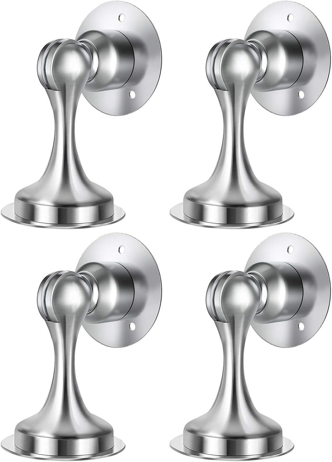 WINONLY Magnetic Door Stopper 4 Pack for Strong Door Hold