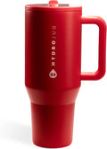 HydroJug Portable 40 oz Water Bottle with Handle and Flip Top Straw