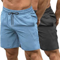 Men's Gym Workout Shorts 2-Pack - Quick Dry 7 in COOFANDY