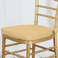 Champagne Chiavari Chair Cushion Pad Set of 5 - Memory Foam Comfort